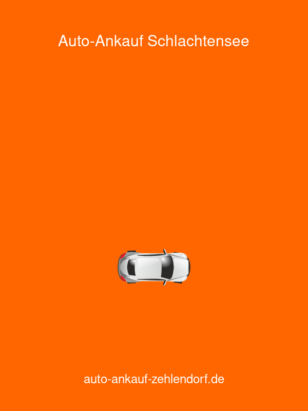 Auto-Ankauf Zehlendorf