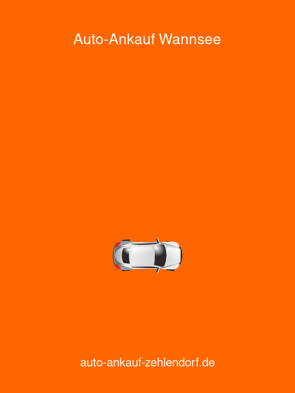 Auto-Ankauf Zehlendorf